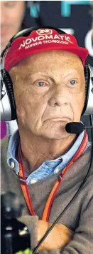  ?? Foto: AP ?? Lauda hört bei RTL auf: „Hoffe, die Leute waren zufrieden.“ Berlin/Wien