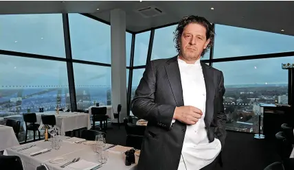  ?? ?? Restaurate­ur Marco Pierre White when his steak restaurant opened at the top of the Cube in 2012