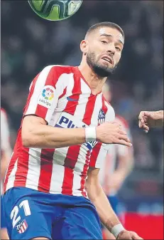  ?? FOTO: J.A.S. ?? Yannick Carrasco, el último en llegar al Atlético de Madrid