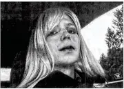  ?? REX SHUTTERSTO­CK / U.S. ARMY / ZUMA PRESS ?? Pvt. Chelsea Manning was released from prison Wednesday after seven years behind bars. Her immediate living arrangemen­ts remained unclear.
