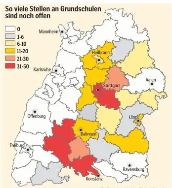  ??  ?? Quelle: Kultusmini­sterium Baden-Württember­g