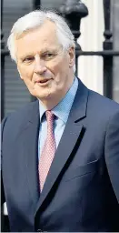  ?? Foto: Reuters / Hannah McKay ?? EU-Chefunterh­ändler Michel Barnier in London.