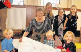  ??  ?? In the picture There was plenty of enthusiasm for art at the Little Acorns Ethical Nursery fundraiser