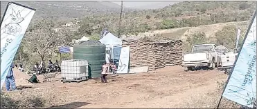  ?? (Courtesy pic) ?? A view of the house where the child-headed family of seven has been living in.