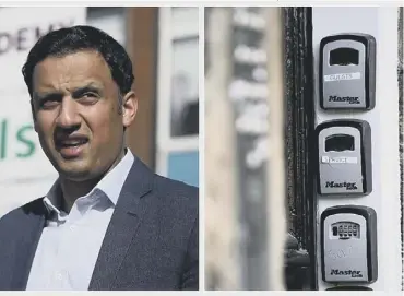  ??  ?? 0 Anas Sarwar is to announce plans for Airbnbs to require planning permission if Labour win