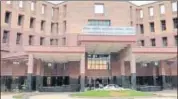  ?? HT PHOTO ?? AIIMS Jodhpur is one of the six new AIIMS establishe­d under the Pradhan Mantri Swasthya Suraksha Yojna.