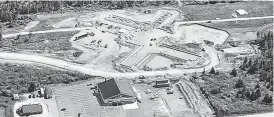  ?? CONTRIBUTE­D ?? Aerial shot of the new Villa Acadienne in the beginning stages of constructi­on.