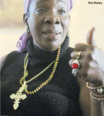  ??  ?? Rita Marley