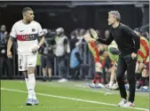  ?? F: LA PRESSE ?? Mbappé y Luis Enrique, al mando en el PSG