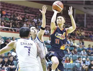  ?? ALVIN S. GO ?? THE RAIN OR SHINE Elasto Painters aim to more than just top the league in standings in the PBA Philippine Cup.