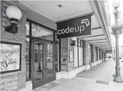  ??  ?? Codeup, based downtown, says its goal is to be the “No. 1 place in Texas to enter a career in technology.”