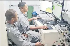  ?? Picture: SUPPLIED ?? Fiji Hydrograph­ic Service personnel conduct survey operations.