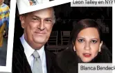  ??  ?? Blanca Bendeck junto al memorable Oscar de la Renta