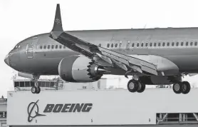  ?? JEREMY DWYER-LINDGREN/SPECIAL TO USA TODAY ?? The FAA’s finding affects LEAP-1B engines used on all versions of the Boeing 737 Max.