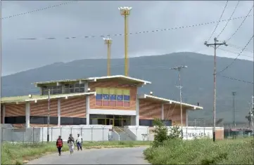  ??  ?? Picture of the Fenix Community Penitentia­ry, in the town of Irribarren, Lara State, in northern Venezuela a day after a riot left at least 11 people dead. — AFP photo