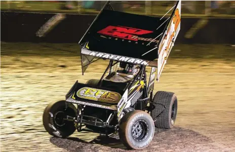  ?? Photo: GAVIN SKENE ?? READY TO RUMBLE: Brent Kratzmann returns to Toowoomba Speedway on Saturday night to contest the ‘Rumble on the Mountain’.