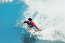  ?? DAMIEN POULLENOT/WSL ?? Tubo. Gabriel Medina durante disputa do Pipe Masters