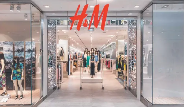  ??  ?? SOUGHT OUT: Fashion retailer H&amp;M expanded to Townsville last year and is on the wish list of many Cairns shoppers.