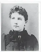  ?? SOUTH DAKOTA STATE HISTORICAL SOCIETY ?? Laura Ingalls Wilder pictured at 27.