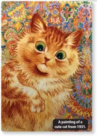  ?? ?? A painting of a cute cat from 1931.