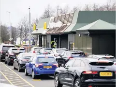  ??  ?? Huge demand There were massive queues at the Renfrew Road store in March before lockdown hit