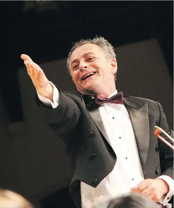  ??  ?? Principal conductor Bujar Llapaj, above, has been working with the West Coast Symphony on Mahler’s Eighth Symphony as the local Bach youth choir gets in tune to join in. It will all come together when conductor Leslie Dala leads about 250 performers,...