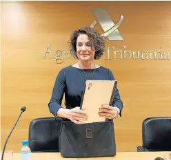  ?? ?? La directora general de la Agencia Tributaria, Soledad Fernández, presentó ayer la campaña de 2022.