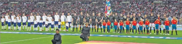  ??  ?? LA IDA. El pasado 8 de septiembre España venció 1-2 a Inglaterra en Wembley y empezó a lo grande su camino en la Liga de Naciones.