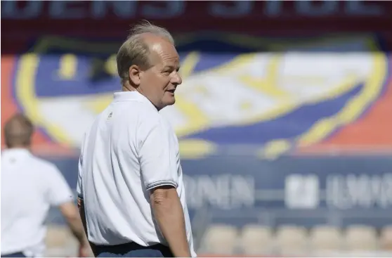  ?? FOTO: LEHTIKUVA/
MARKKU ULANDER ?? LYCKAD DEBUT. Antti Muurinens första match som IFK-tränare slutade oavgjort.