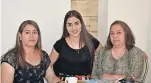  ??  ?? beatriz Miramontes,
Liliana Piñón y Estela Villarreal