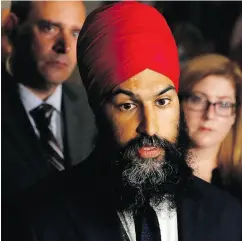  ?? PATRICK DOYLE / THE CANADIAN PRESS FILES ?? “I take these allegation­s very seriously and I will be appointing an independen­t investigat­or to conduct a fair and full examinatio­n,” NDP Leader Jagmeet Singh said.