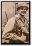  ?? Courtesy photo ?? A picture of Robert Gormley in his uniform taken during the war.