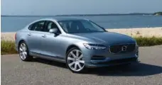  ?? JIM KENZIE ?? The Volvo S90, above, was an entry paired with the Volvo V90 wagon.