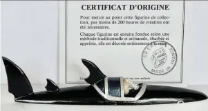  ?? | PHOTO : DR ?? Le demi-requin robot est estimé à près de 2 000 €.