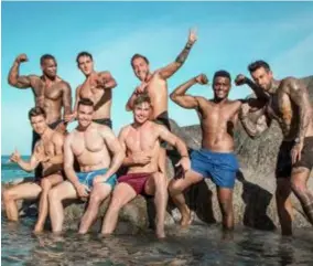  ?? FOTO VIJF ?? De mannelijke vrijgezell­en van Temptation Island.