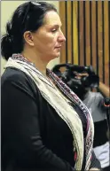  ?? Picture: SUNDAY TIMES/SIMPHIWE NKWALI ?? PRISON TERM: Vicki Momberg after she was sentenced to three years in jail