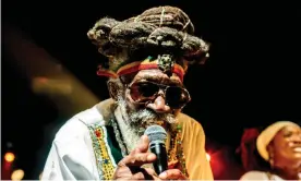  ?? Photograph: Getty Images ?? Signature sound ... Bunny Wailer performing in 2016.