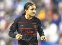  ?? STEPHEN BRASHEAR AP ?? Portland Thorns forward Sophia Smith became the youngest player in 22 years to post a hat trick for the USWNT.