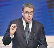  ?? AFP ?? WTO directorge­neral Roberto Azevedo at the WTO's 11th Ministeria­l Conference in Buenos Aires on Tuesday
