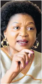  ??  ?? Baleka Mbete