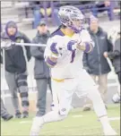  ?? Jim Franco / Special to the Times Union ?? Tehoka Nanticoke shoots against Umass Lowell. He scored twice and had three assists for Ualbany.