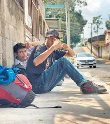  ?? ?? Migrantes varados
en Tapachula, Chiapas