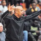  ?? DAVE KALLMANN / MILWAUKEE JOURNAL SENTINEL ?? As soon as this upcoming season, Brown Deer coach Jose Winston as well as other prep basketball coaches in the state could have their sectional brackets electronic­ally seeded.