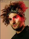  ??  ?? Hair raising: Fellaini’s bizarre photoshoot for GQ magazine