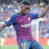  ??  ?? Dembele has set the template for Sancho