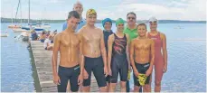  ?? FOTO: PR ?? Die Lindauer Schwimmer freuen sich über ihre Leistung.