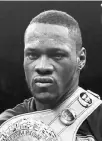  ??  ?? Deontay Wilder