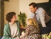  ?? SONY PICTURES CLASSICS ?? Zen McGrath, from left, Laura Dern and Hugh Jackman star in Florian Zeller’s “The Son.”