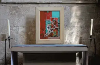  ?? ?? The St Mary Magdalene Chapel, Chichester Cathedral, with Graham Sutherland’s Noli me tangere