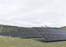  ?? EL PERIÓDICO ?? Nuevo parque solar fotovoltai­co en Herrera del Duque.